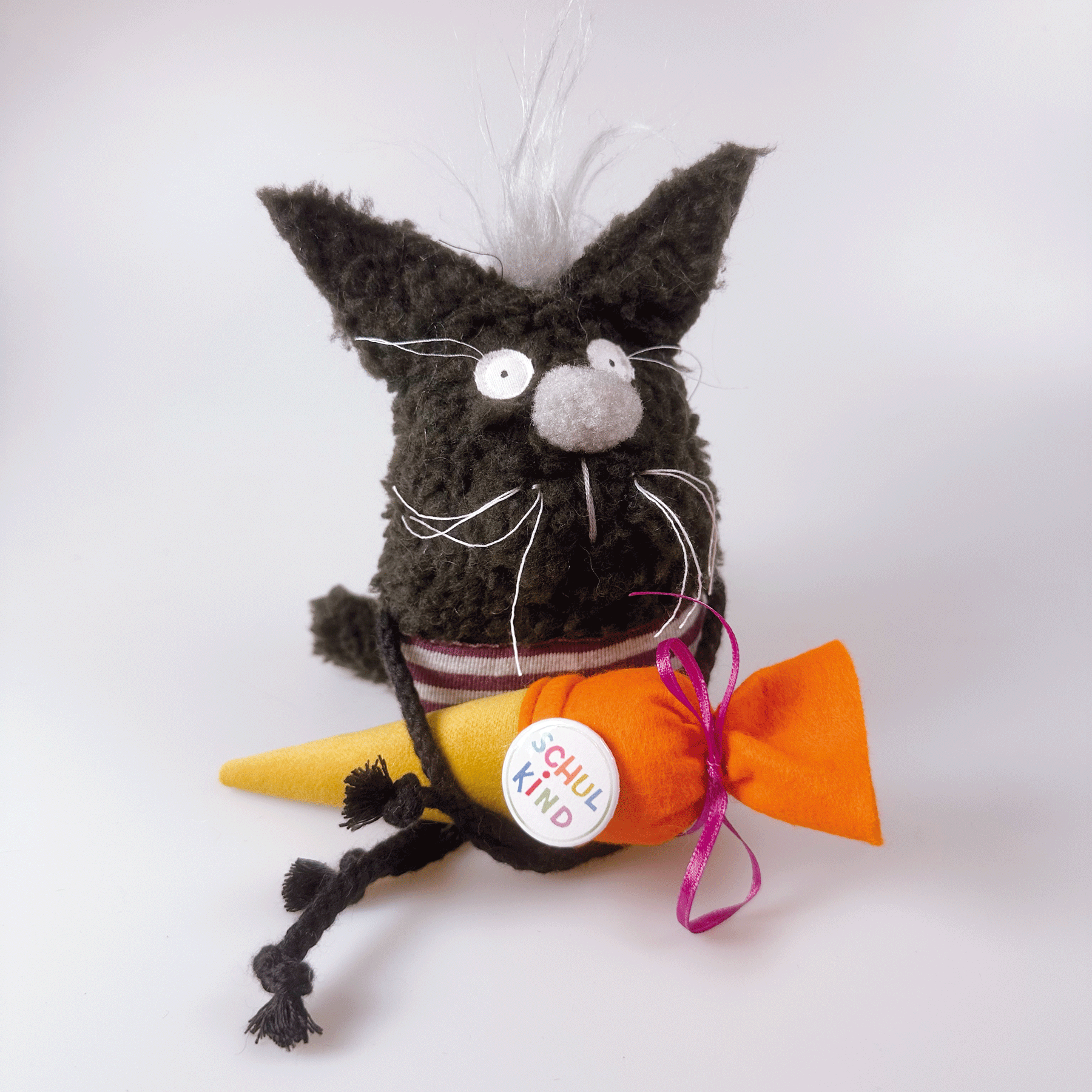 Katze Pip, der Glcksbringer zur Einschulung, ein ganz besonderes Geschenk!    ole & fine