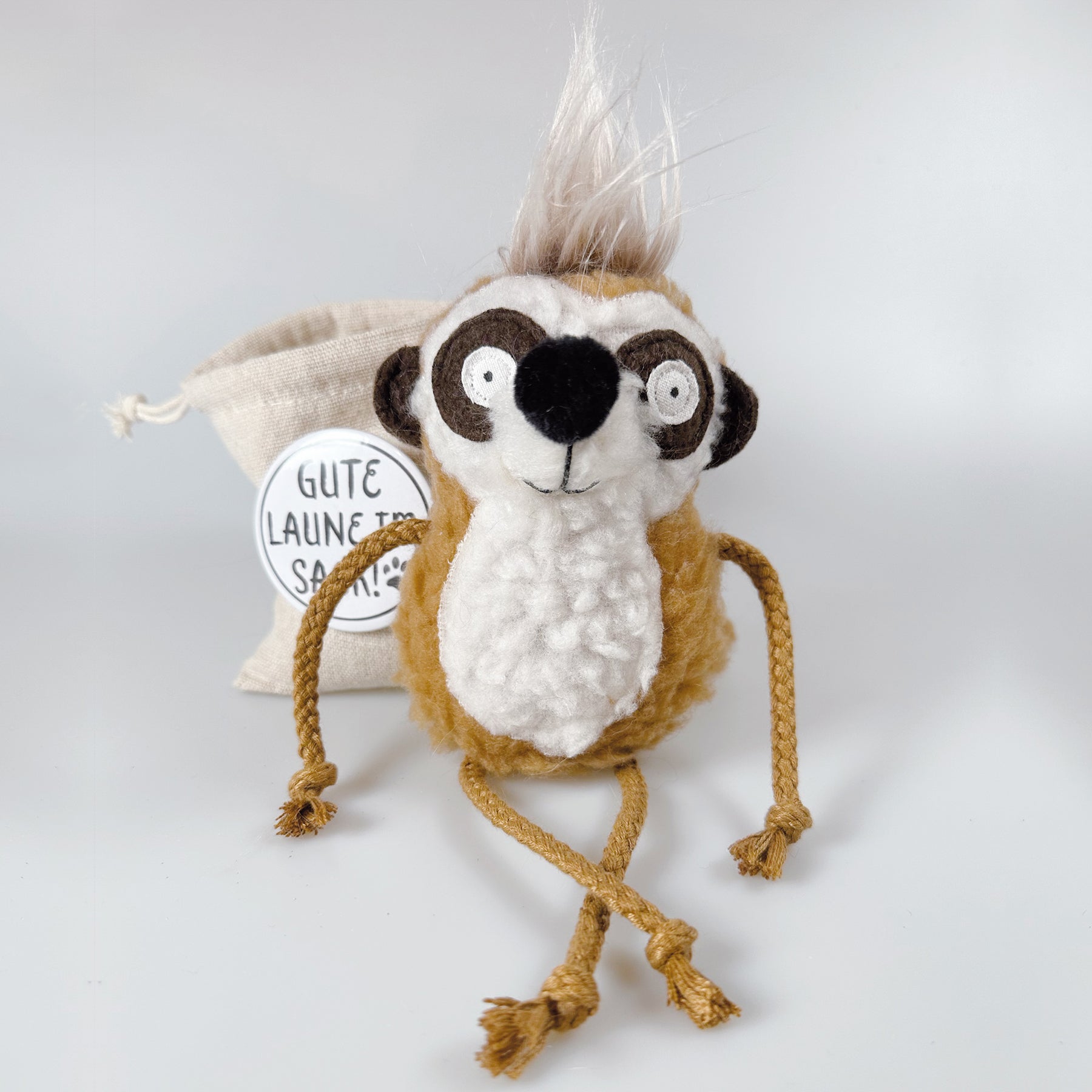 Kuscheltier Erdmännchen im Sack „Eddie“