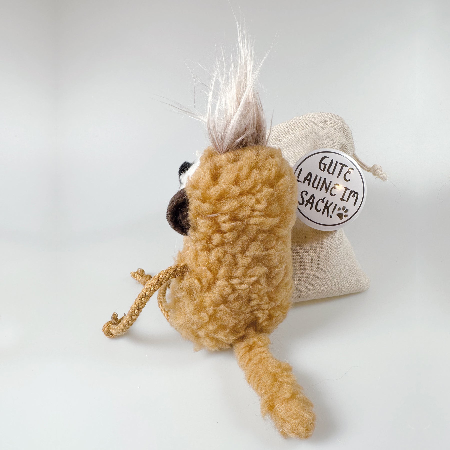 Kuscheltier Erdmännchen im Sack „Eddie“