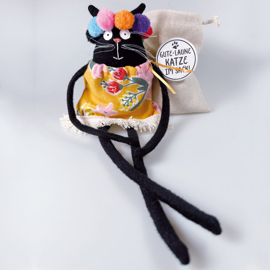 Kuscheltier Katze für Erwachsene „Frida Katlo“
