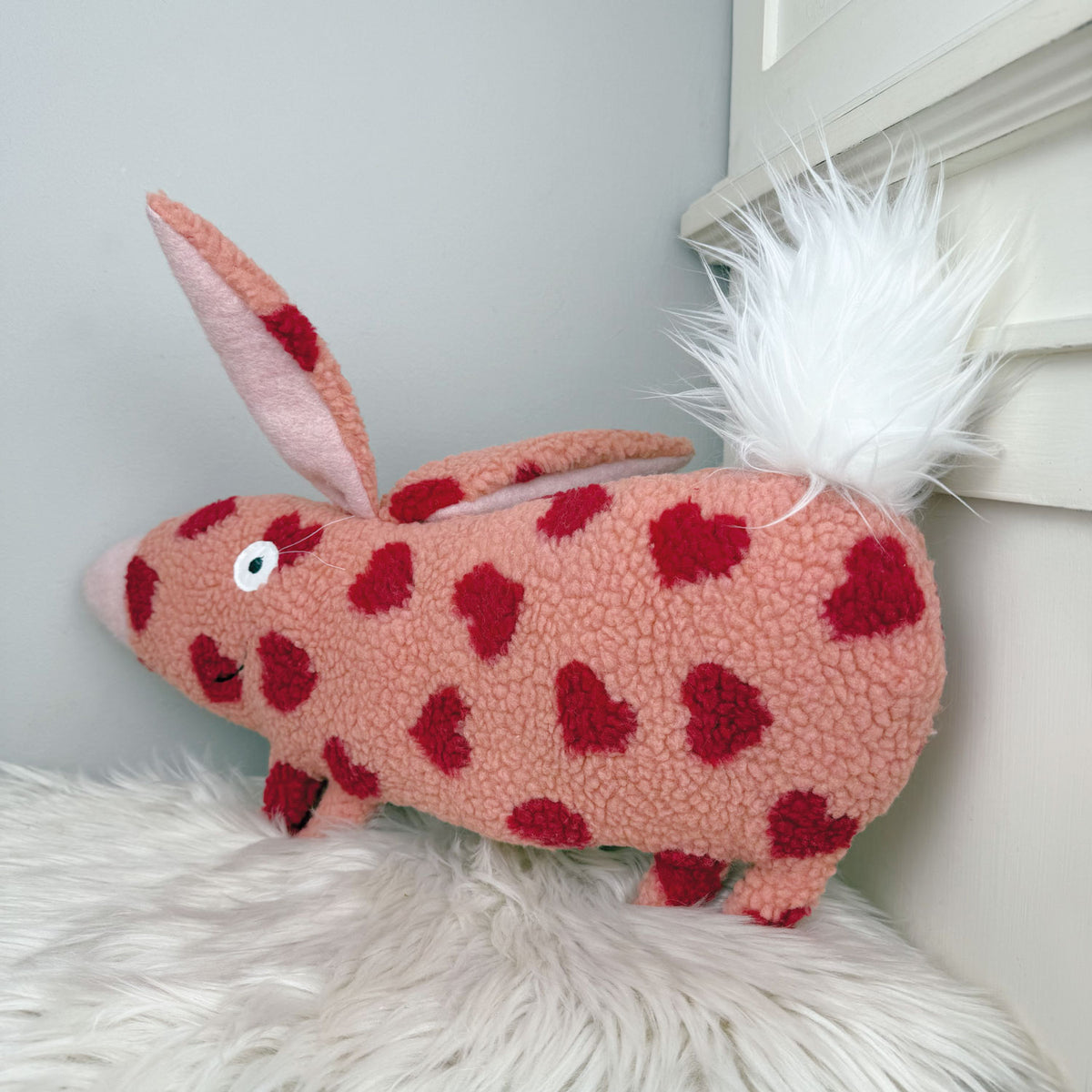 Kuschelkissen-Hase 🧡 – ole & fine