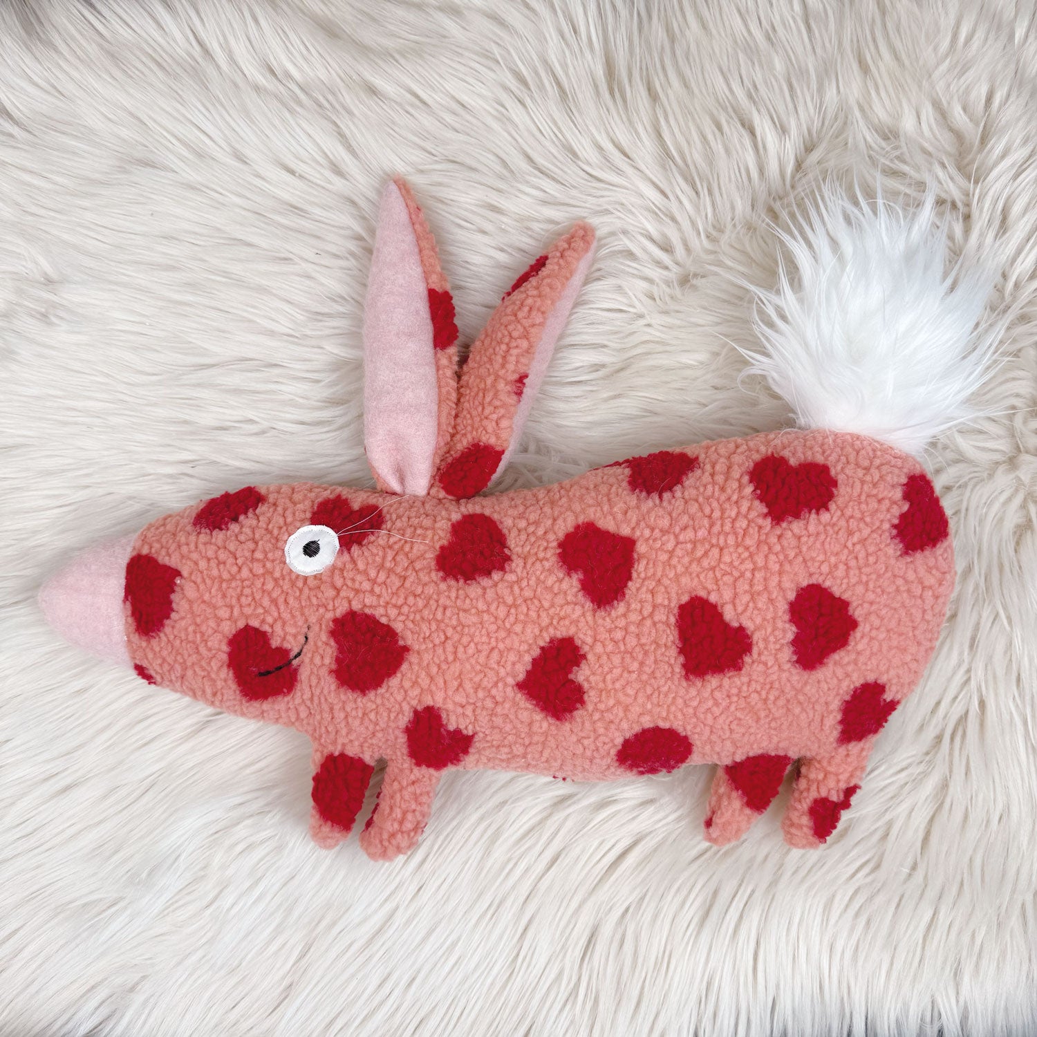 Hasen-Kuschel-Kissen „Haartje“