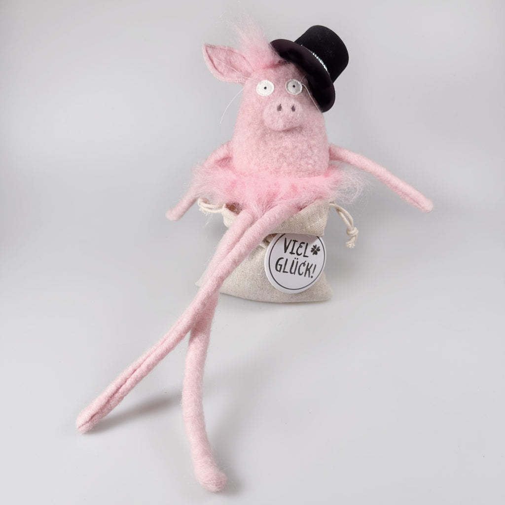 Glücksschwein im Sack „Lucky Lilli"