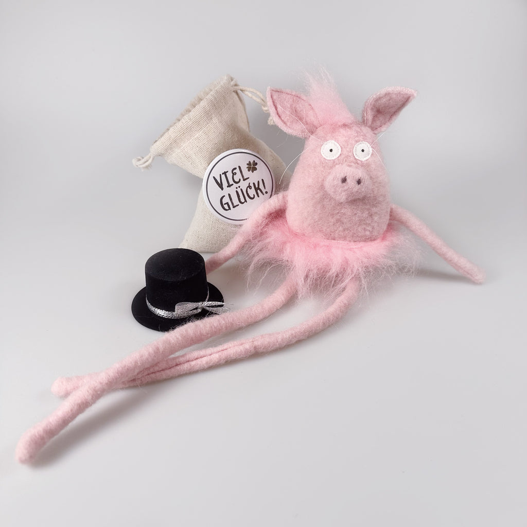Glücksschwein im Sack „Lucky Lilli"