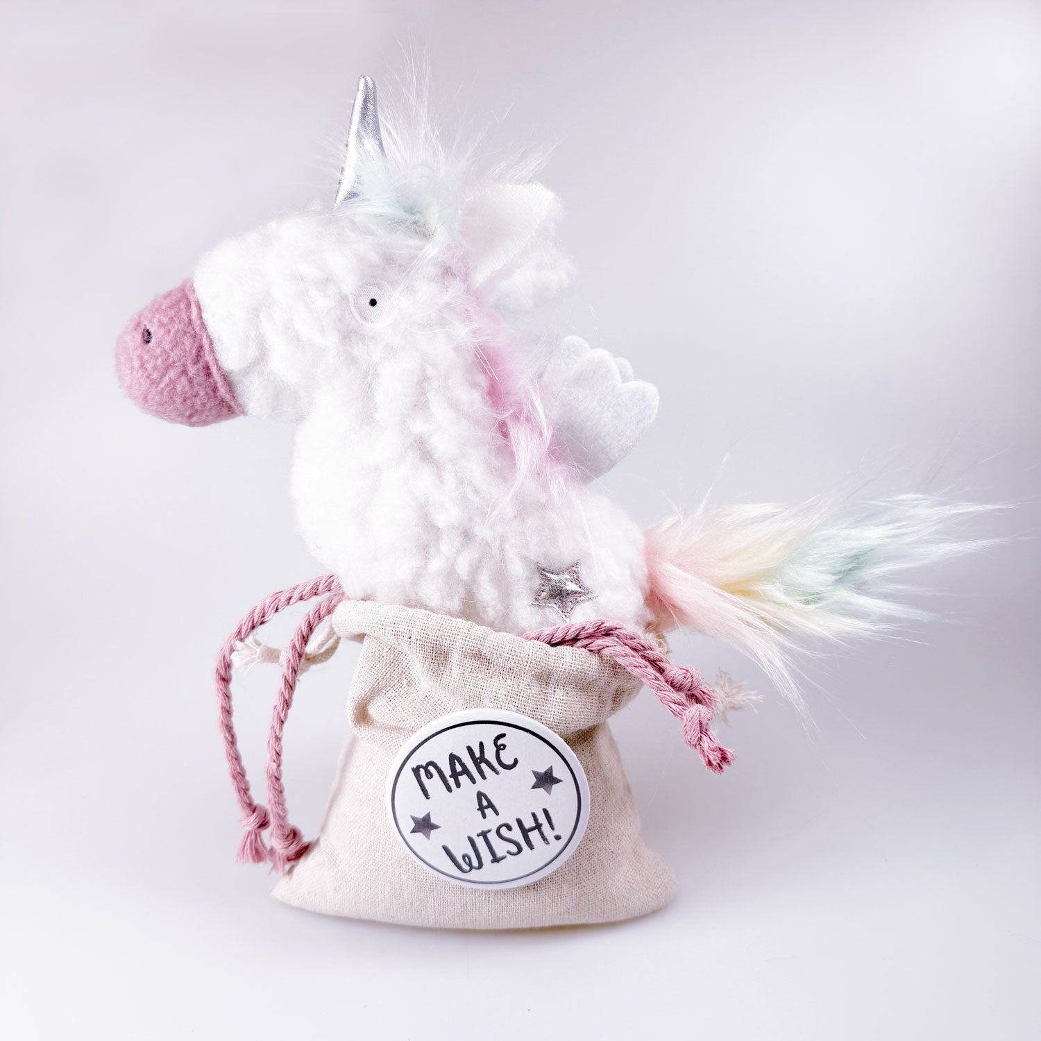 Kuscheltier Einhorn im Sack „Luna“