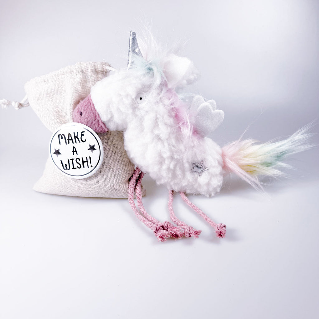 Kuscheltier Einhorn im Sack „Luna“