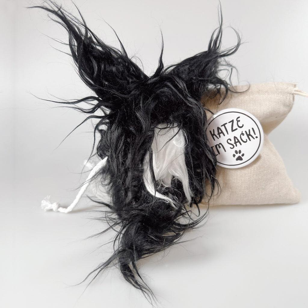 Kuscheltier Katze im Sack „Maverick“