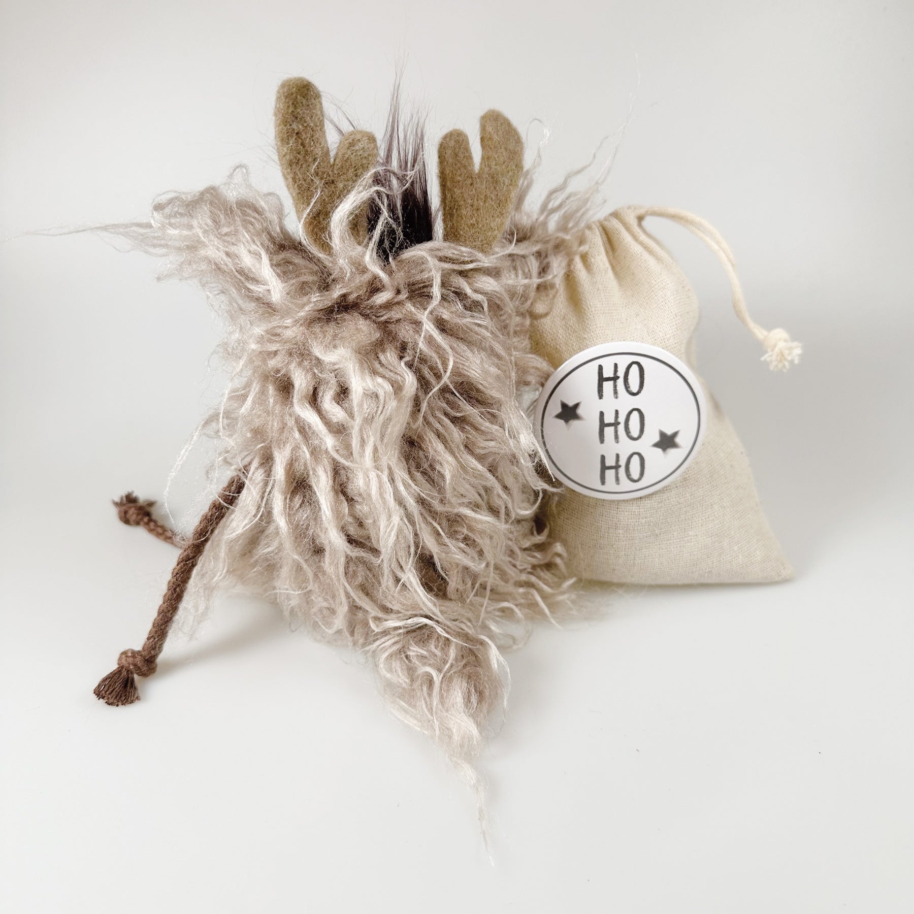 Kuscheltier Rentier im Sack „Nisse"