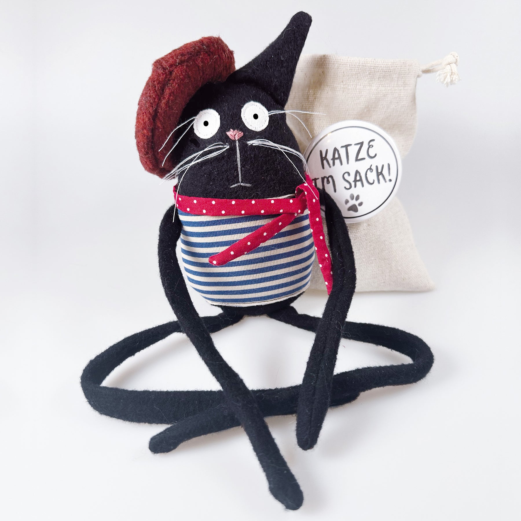 Cuddly toy cat for adults “Pablo”