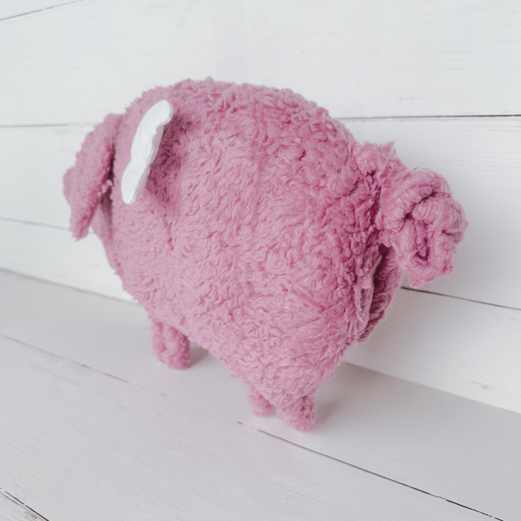 Schweine-Schutzengel-Kissen „Pebbles“