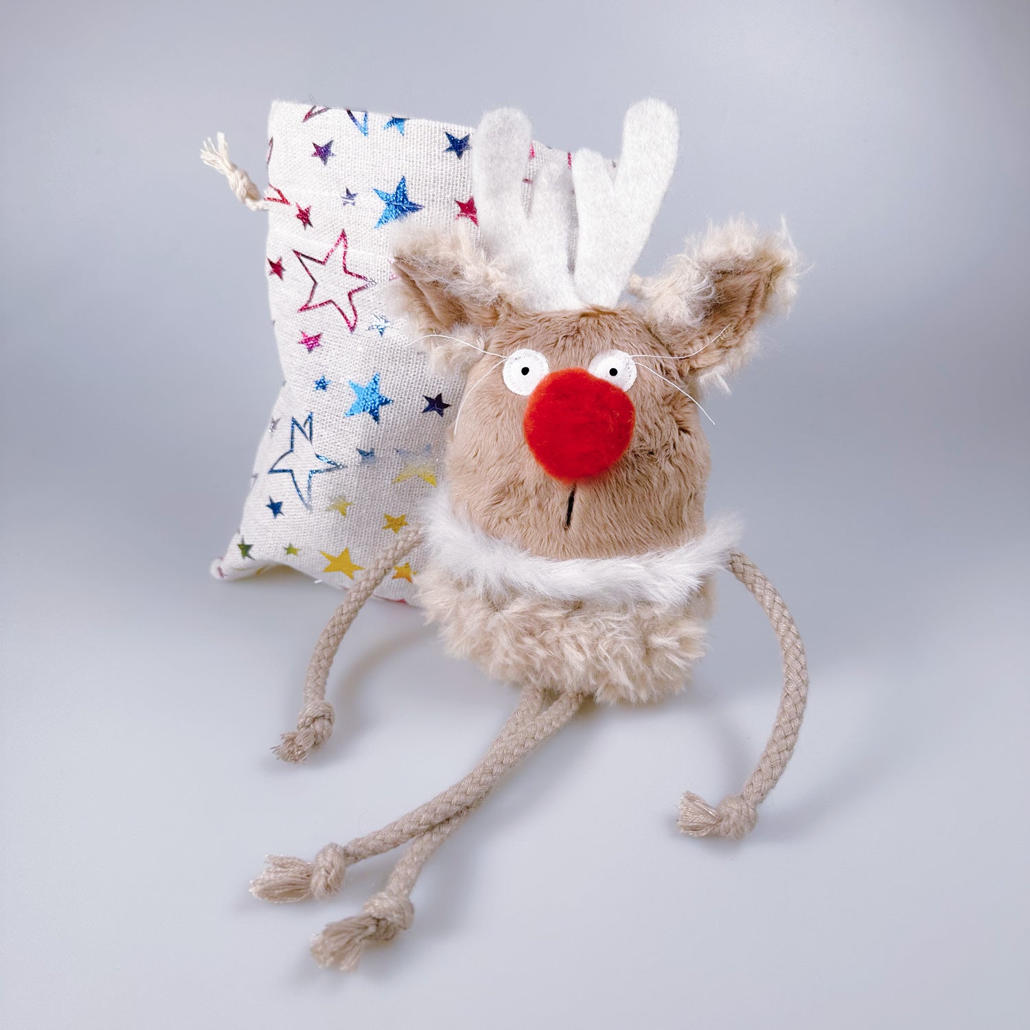 Kuscheltier Rentier im Sack „Ratze"