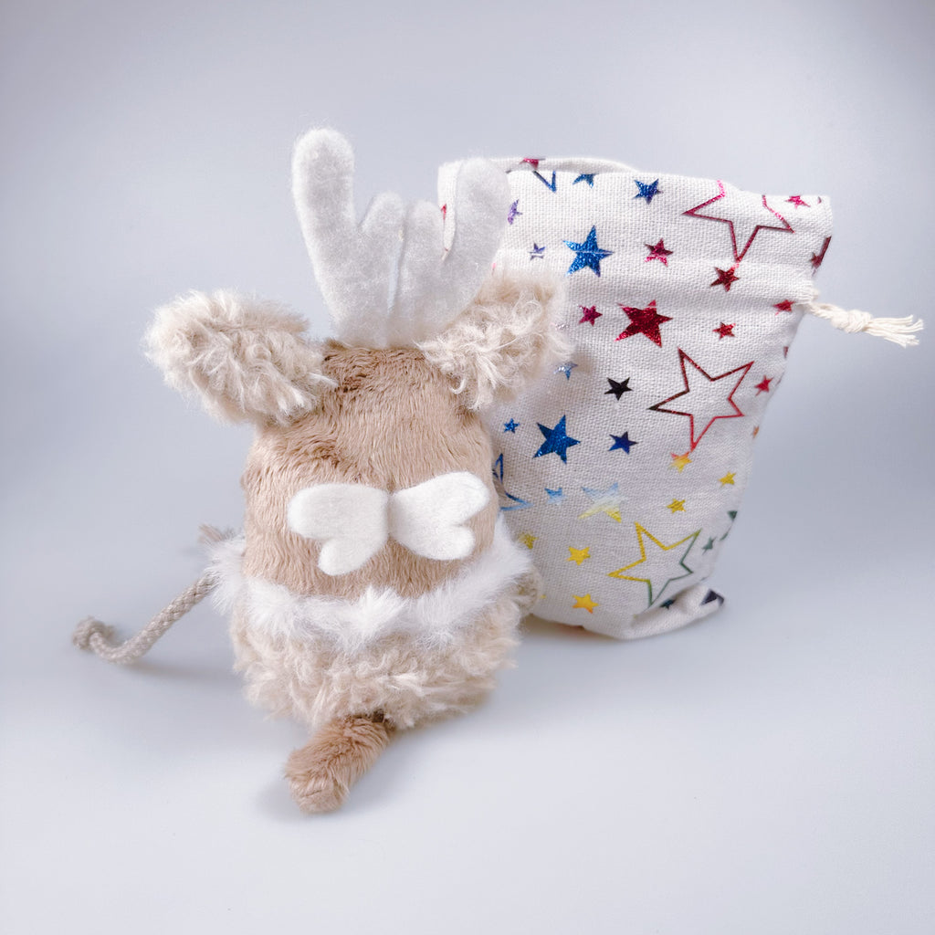 Kuscheltier Rentier im Sack „Ratze"