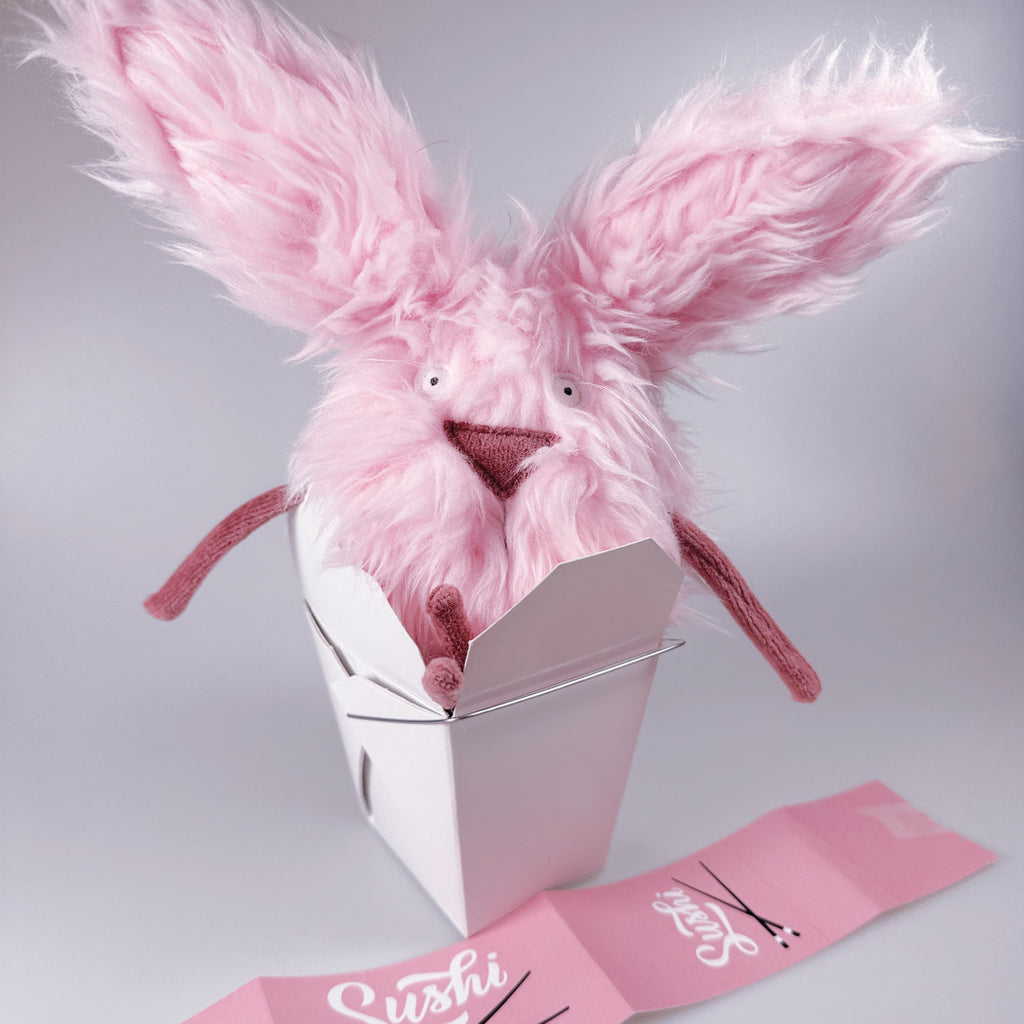Kuscheltier, Hase in der Sushibox „Sushi“