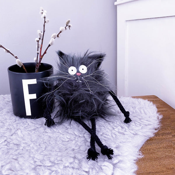 Geschenk für Katzenliebhaber: Kuscheltier Katze im Sack „Kater Fin“