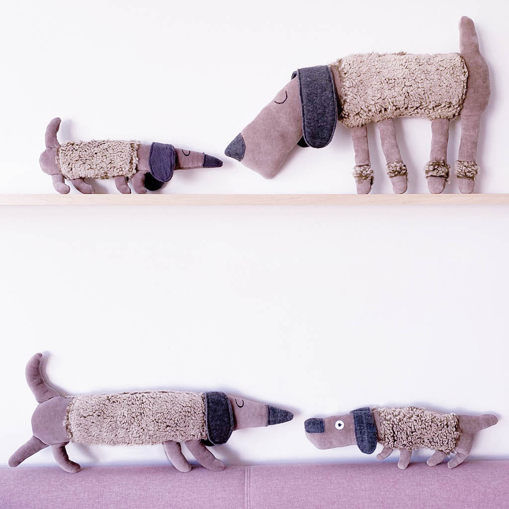 Kuscheltier kleiner Mittelschnauzer „Rudi“