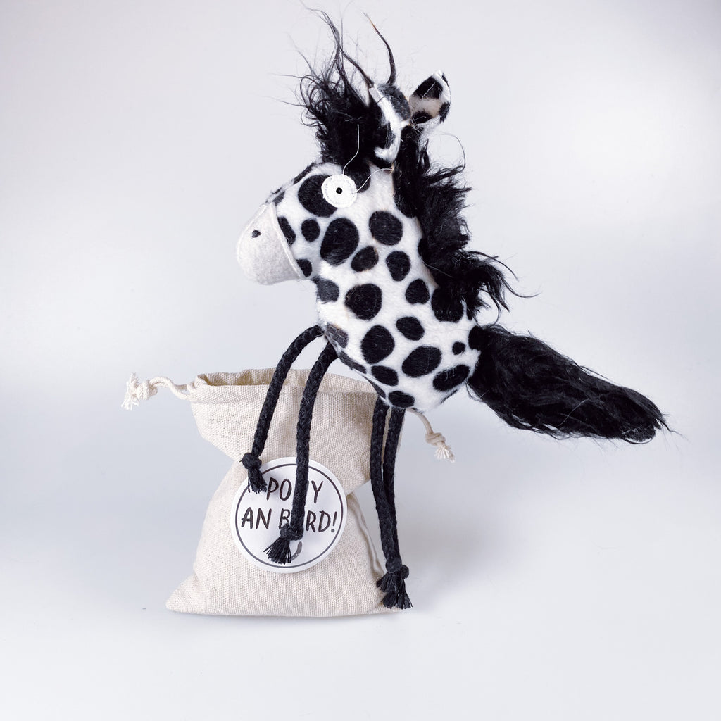 Kuscheltier Pony im Sack „Dots“