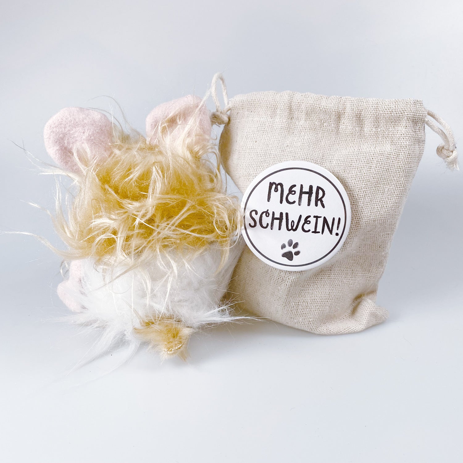 Kuscheltier Meerschwein im Sack „Fiete von Fussel“