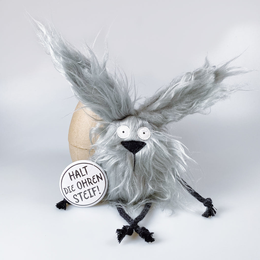 Kuscheltier, Hase im Ei „Fussel“