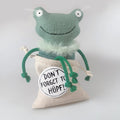 Geschenk für Froschliebhaber: Kuscheltier Frosch im Sack „Titus“
