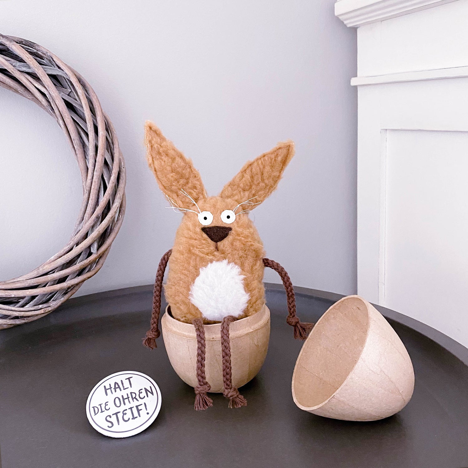 Kuscheltier, Hase im Ei „Jesper“