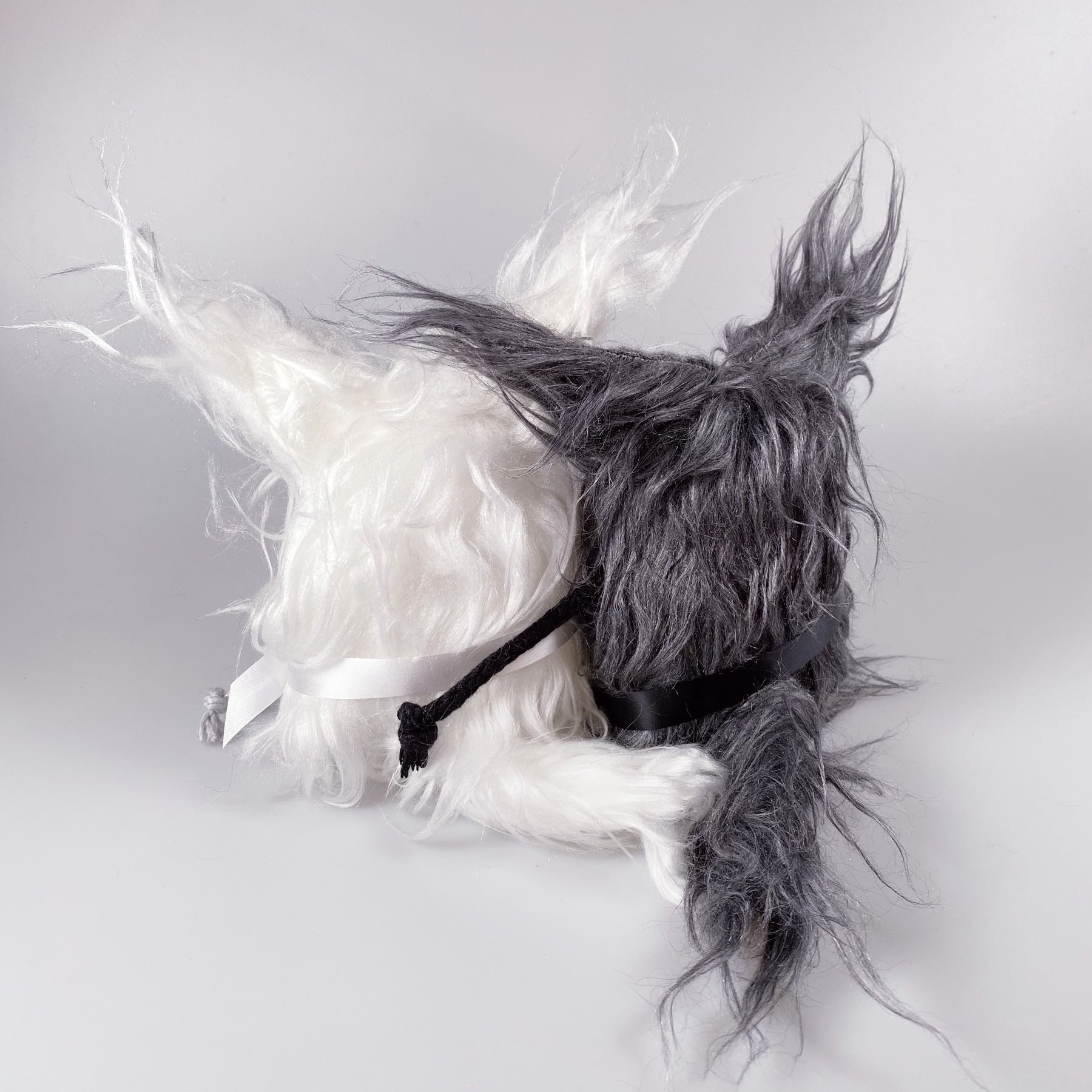 Cuddly toys cat couple in a bag "Cleo" &amp; "Fred"