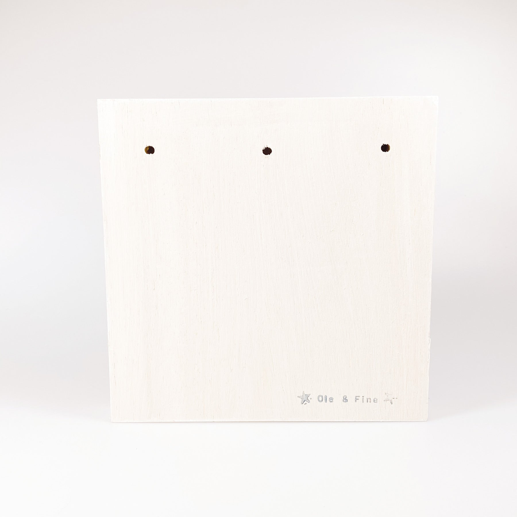 Großes Holzbild "Herz" weiß