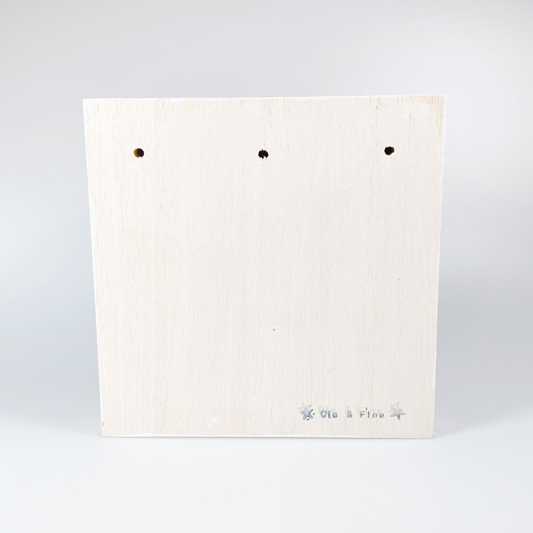 Großes Holzbild "Cat“ weiß