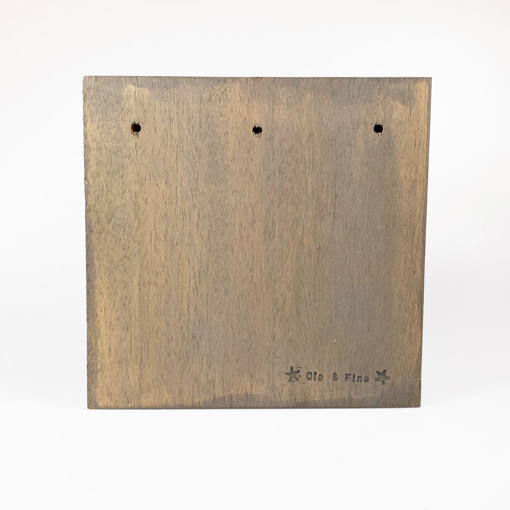 Großes Holzbild "Cats" braun