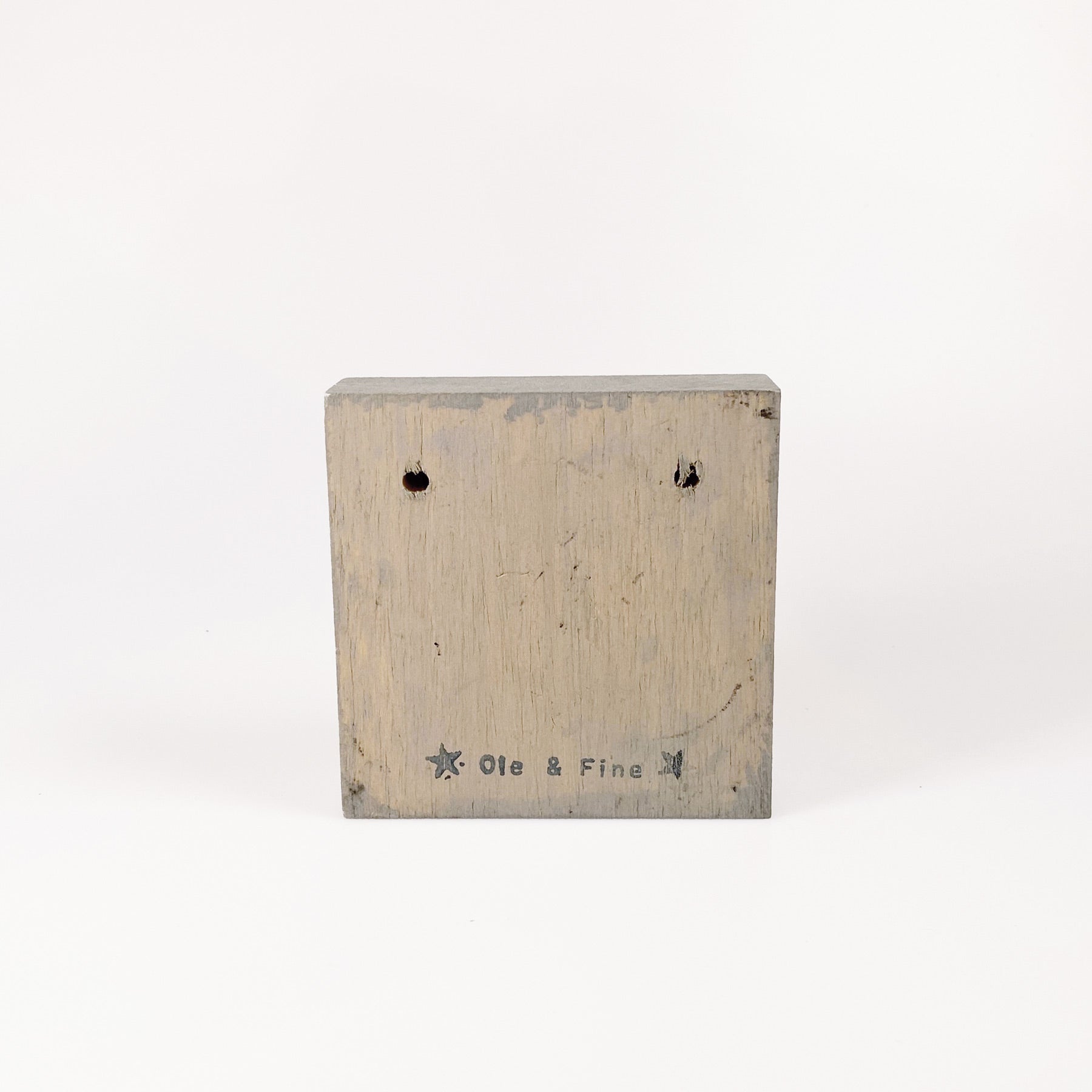 Kleines Holzbild "Cats" braun