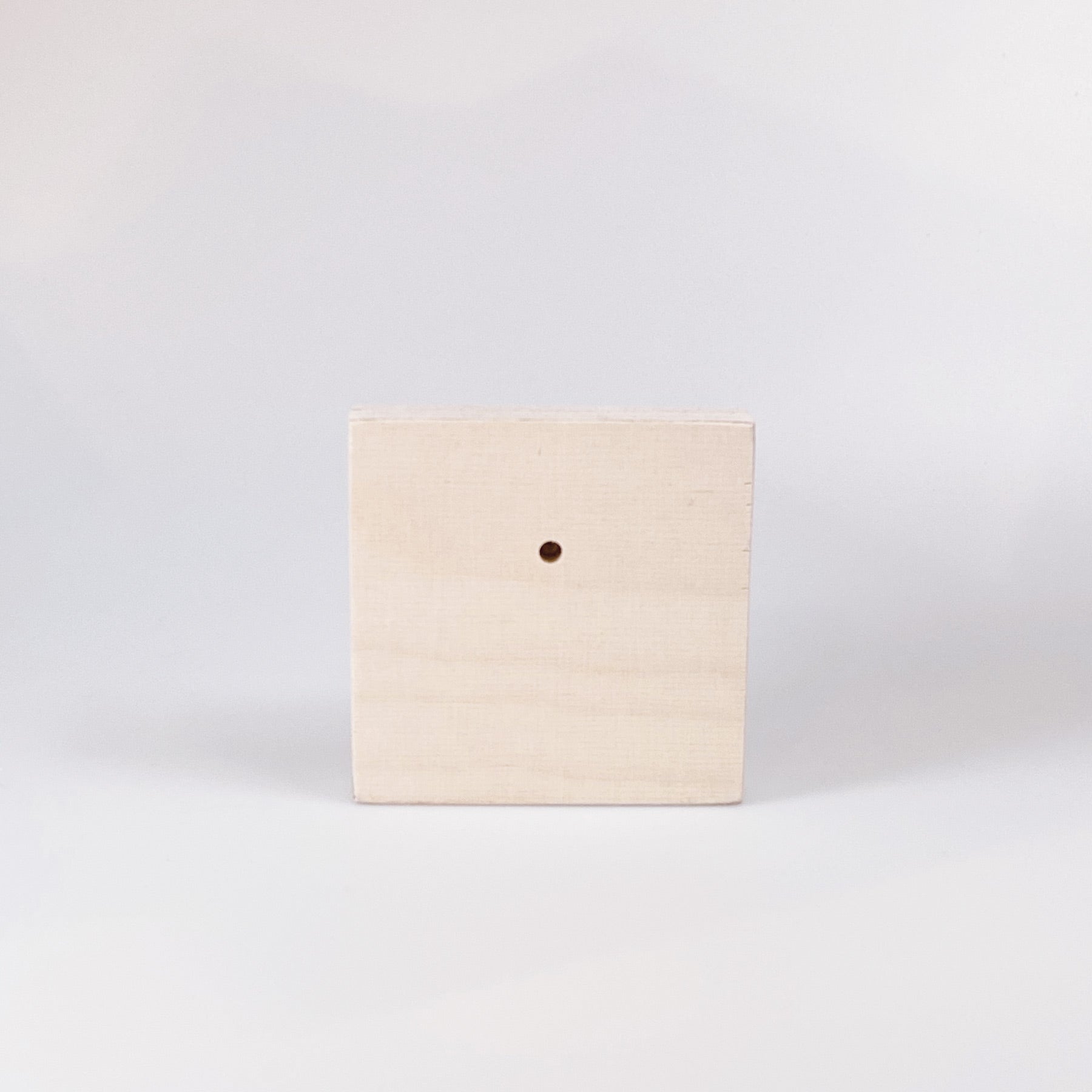 Kleines Holzbild "Rainbow" weiß