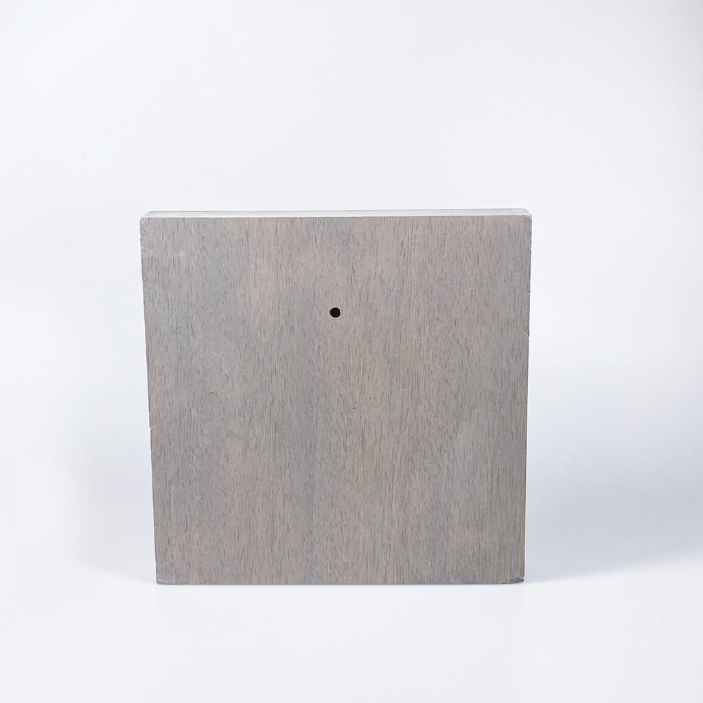 Großes Holzbild "Rainbow" braun