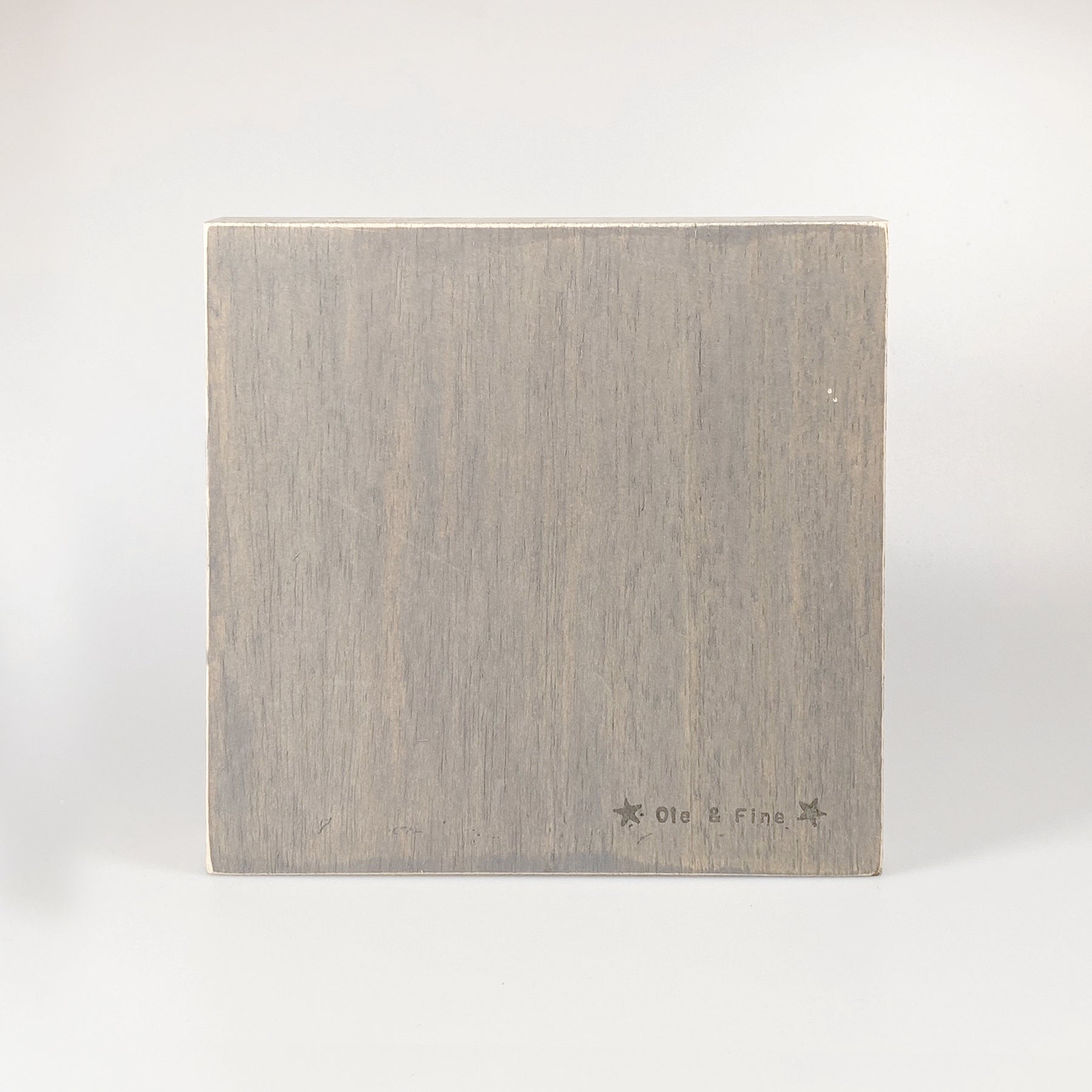 Großes Holzbild "Hearts" braun