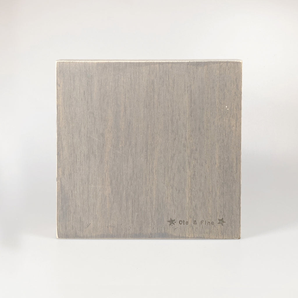 Large wooden picture "Hot dog" grey