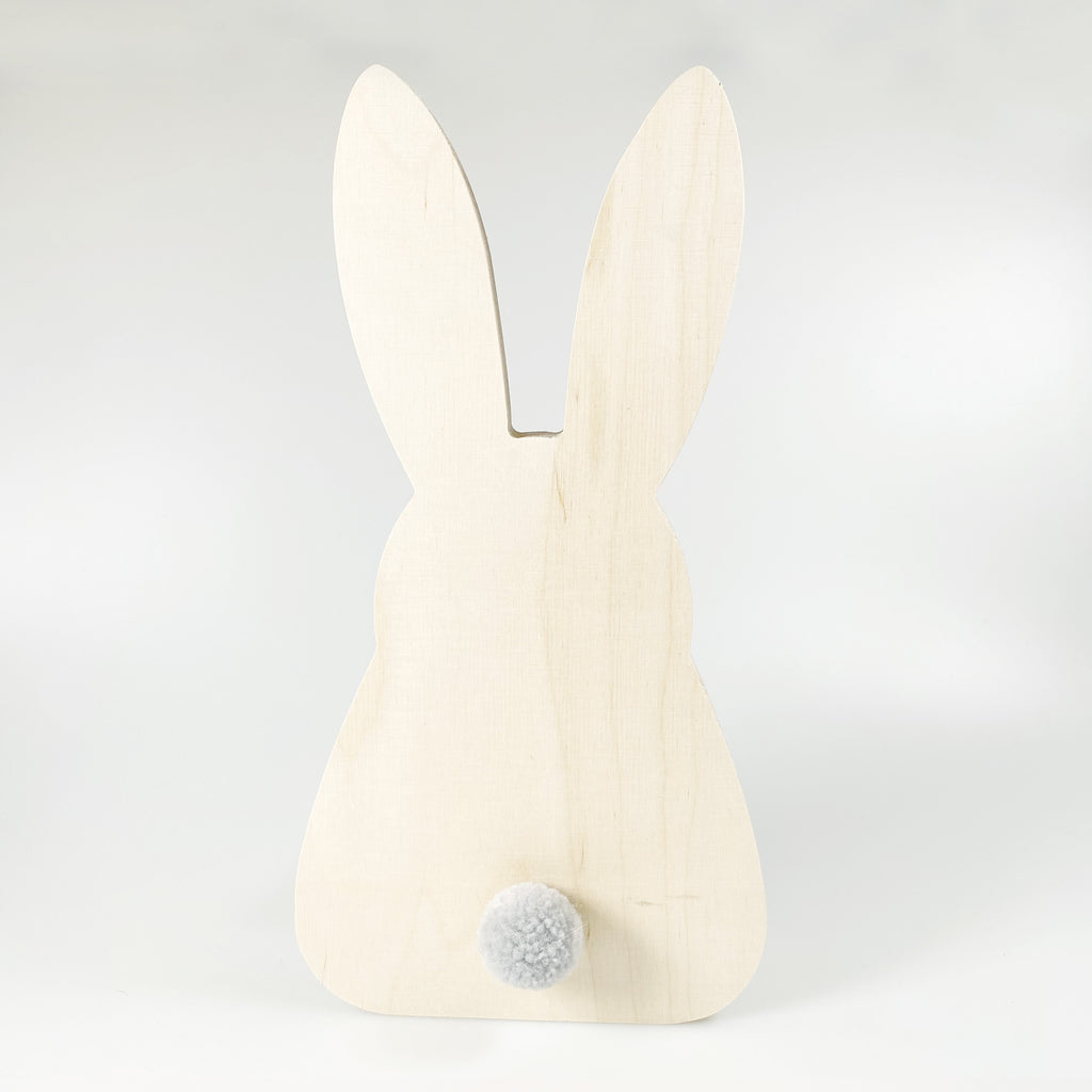 Holzbild "Hase" shape, groß
