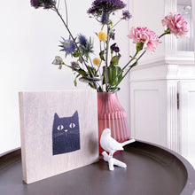 Laden Sie das Bild in den Galerie-Viewer, Großes Holzbild &quot;Cat“ braun/grau