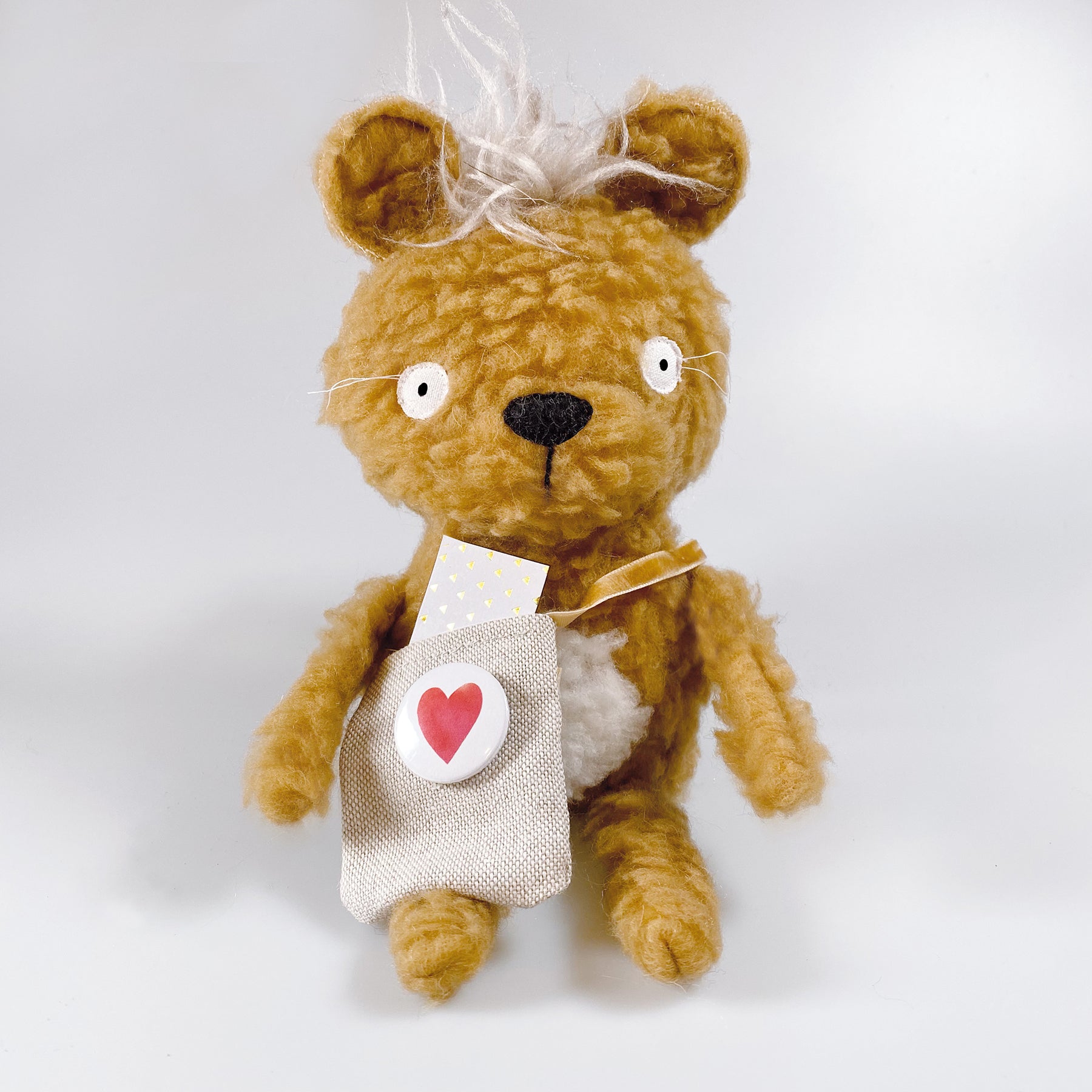 Kuscheltier Bär mit Botschaft „Lutz“