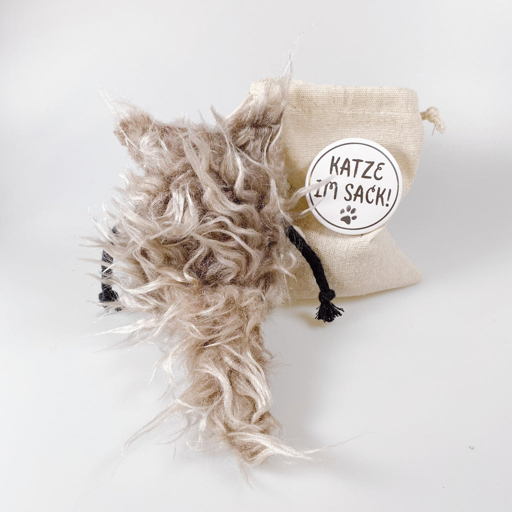 Kuscheltier Katze im Sack „Linus“