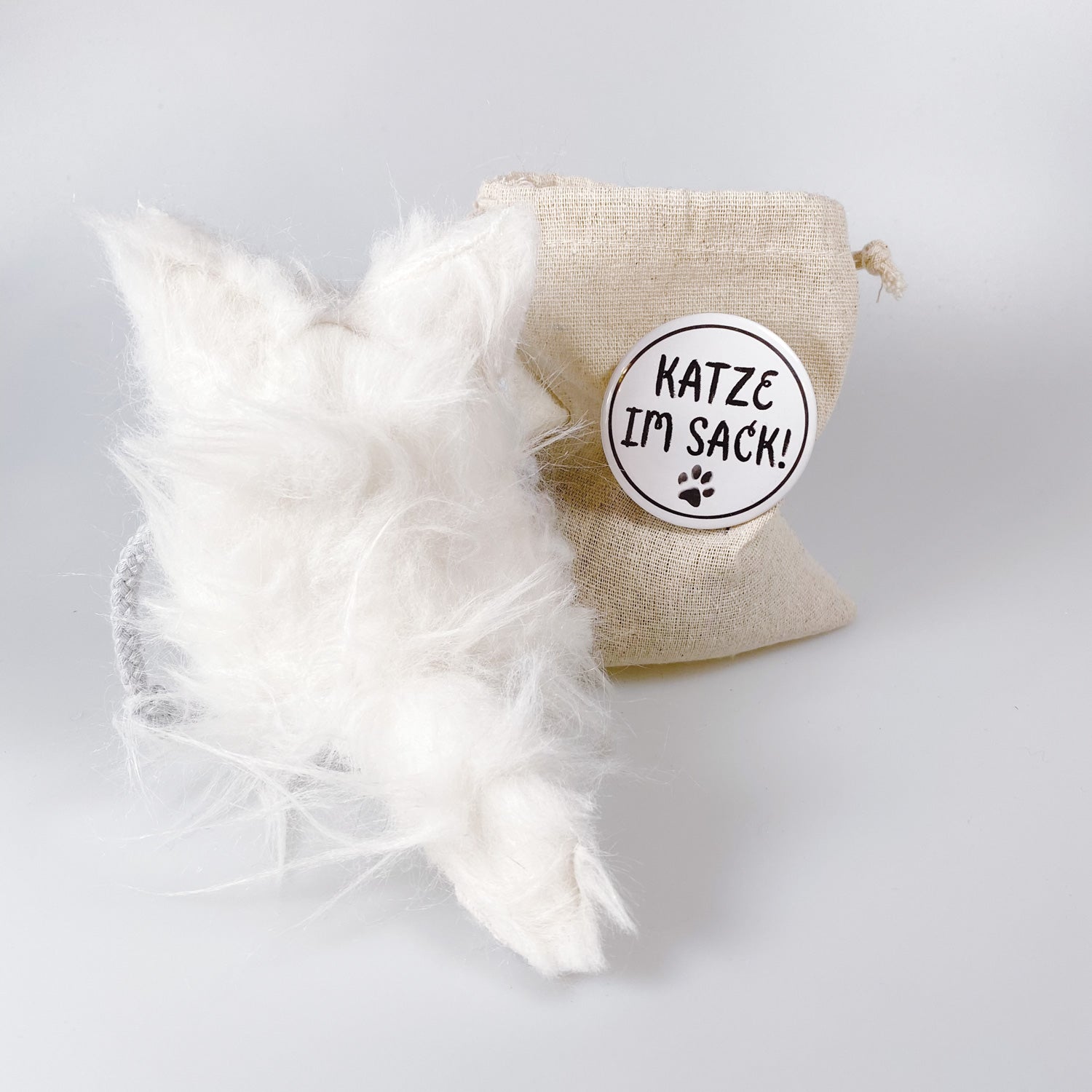 Kuscheltier Katze im Sack „Lucy“