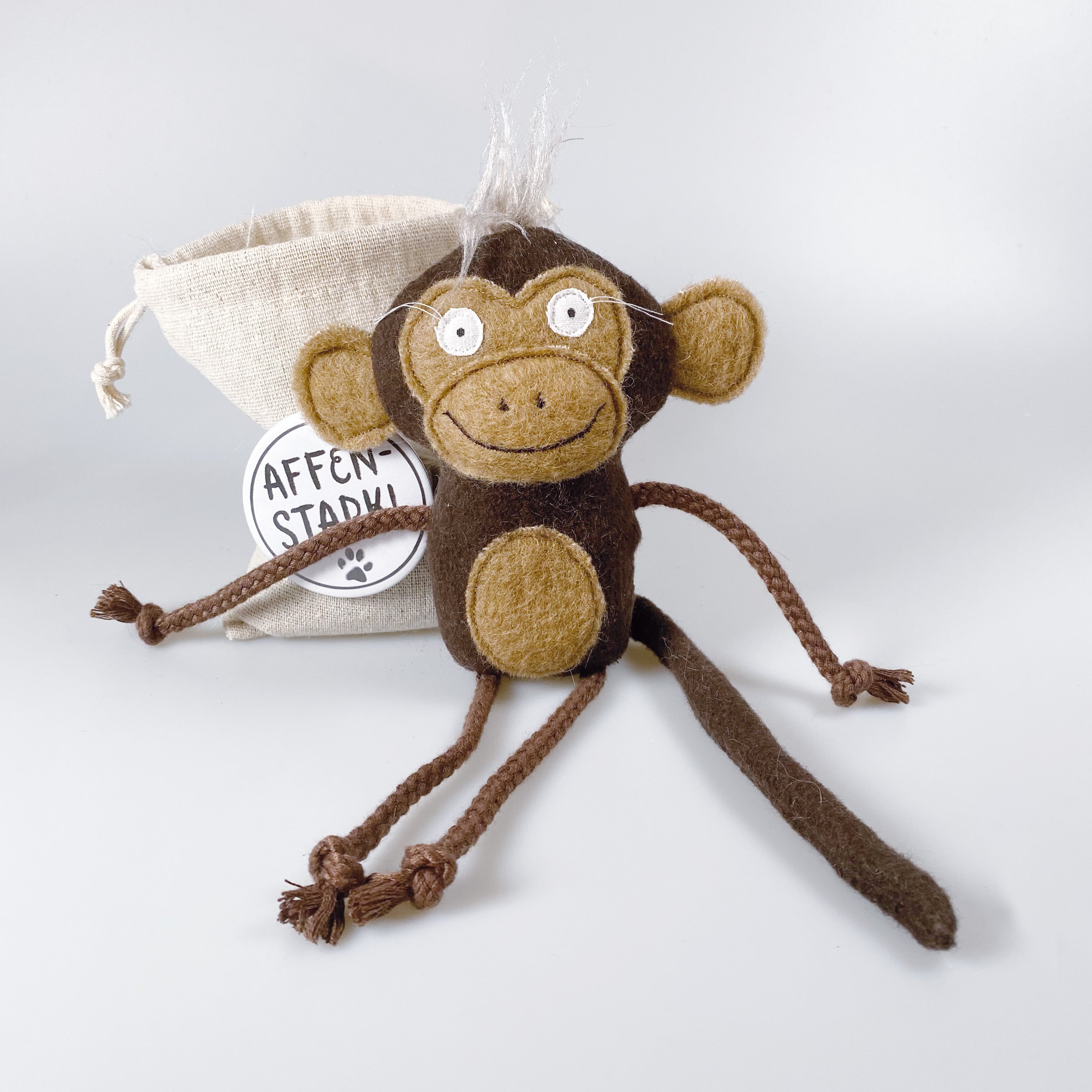 Kuscheltier Affe im Sack „Mats“