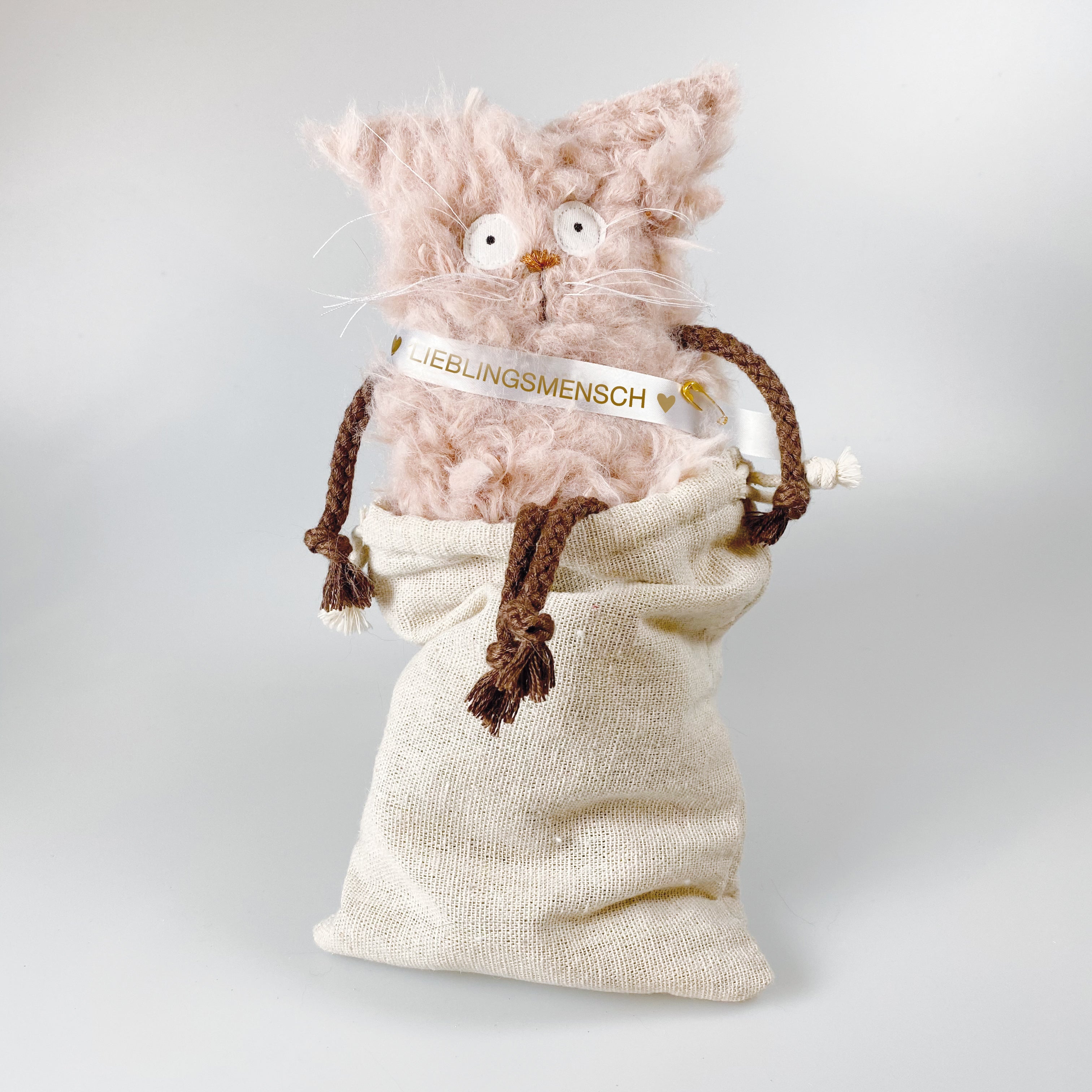 Kuscheltier Katze im Sack „Motsi“