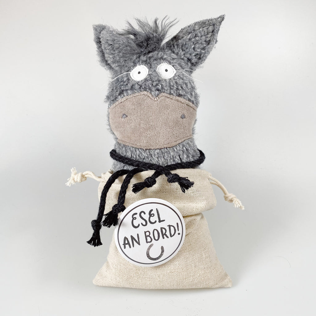Kuscheltier Esel im Sack „Petter“