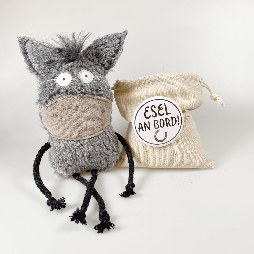 Kuscheltier Esel im Sack „Petter“