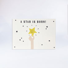 Laden Sie das Bild in den Galerie-Viewer, Postkarte „A star is born!“