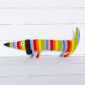 Rainbow dachshund “Klaas”