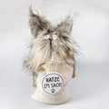 Cuddly toy cat in a sack “Sunday”