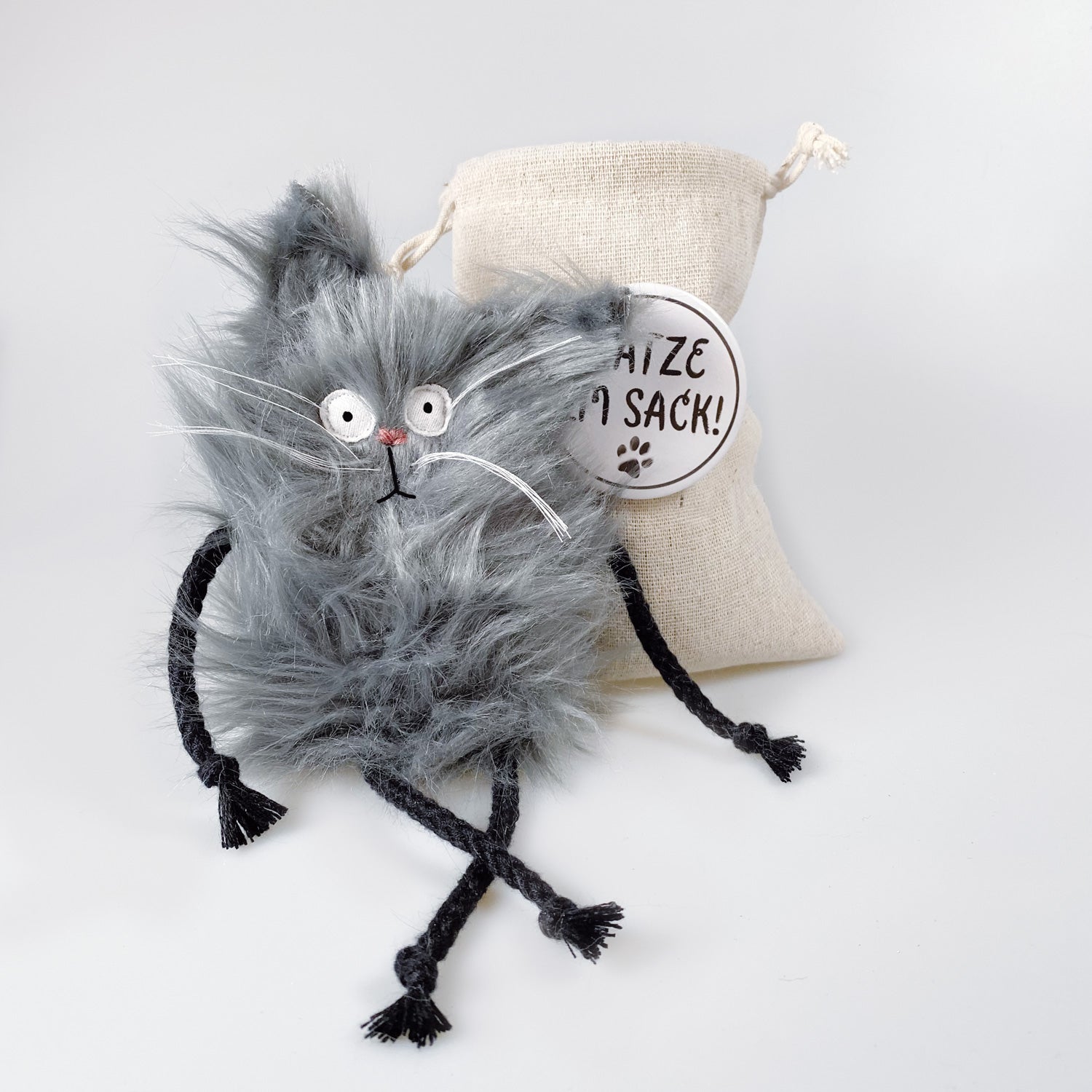 Kuscheltier Katze im Sack „Oscar“