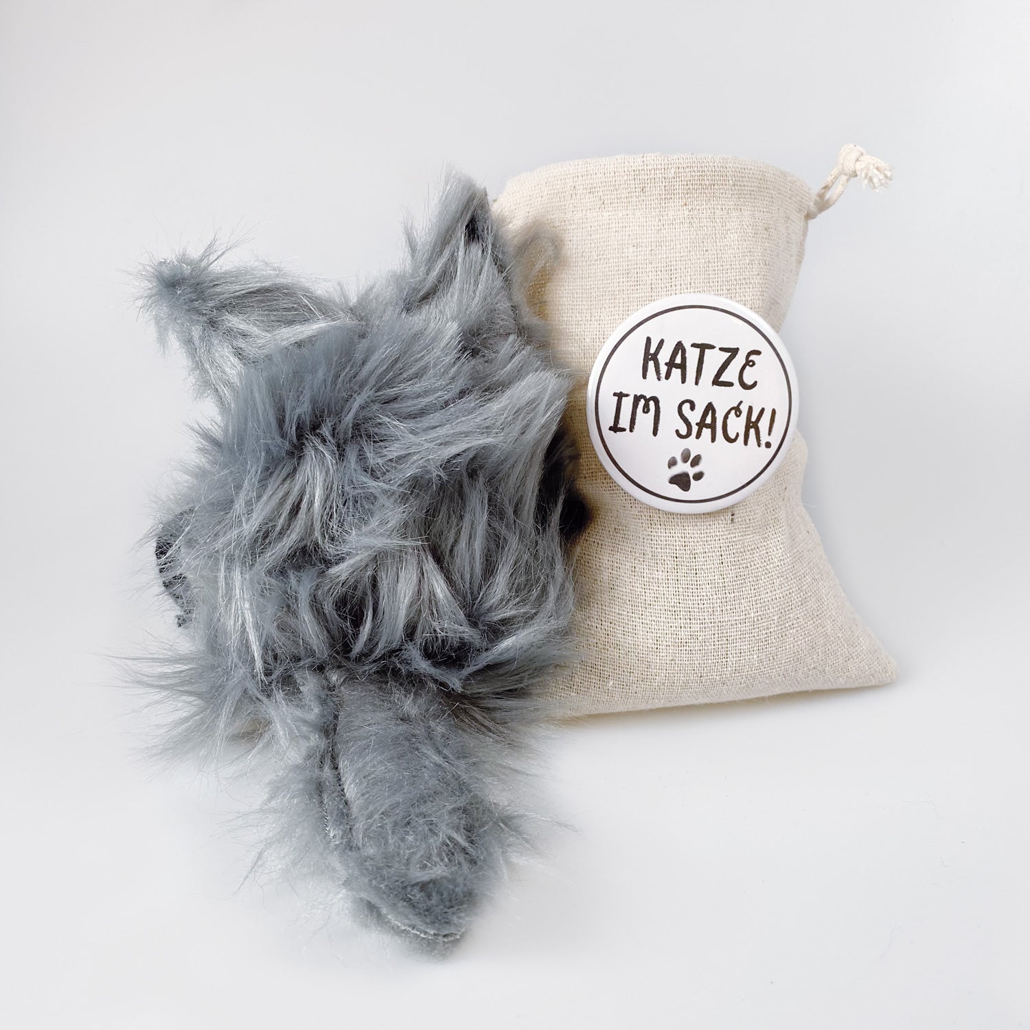 Kuscheltier Katze im Sack „Oscar“