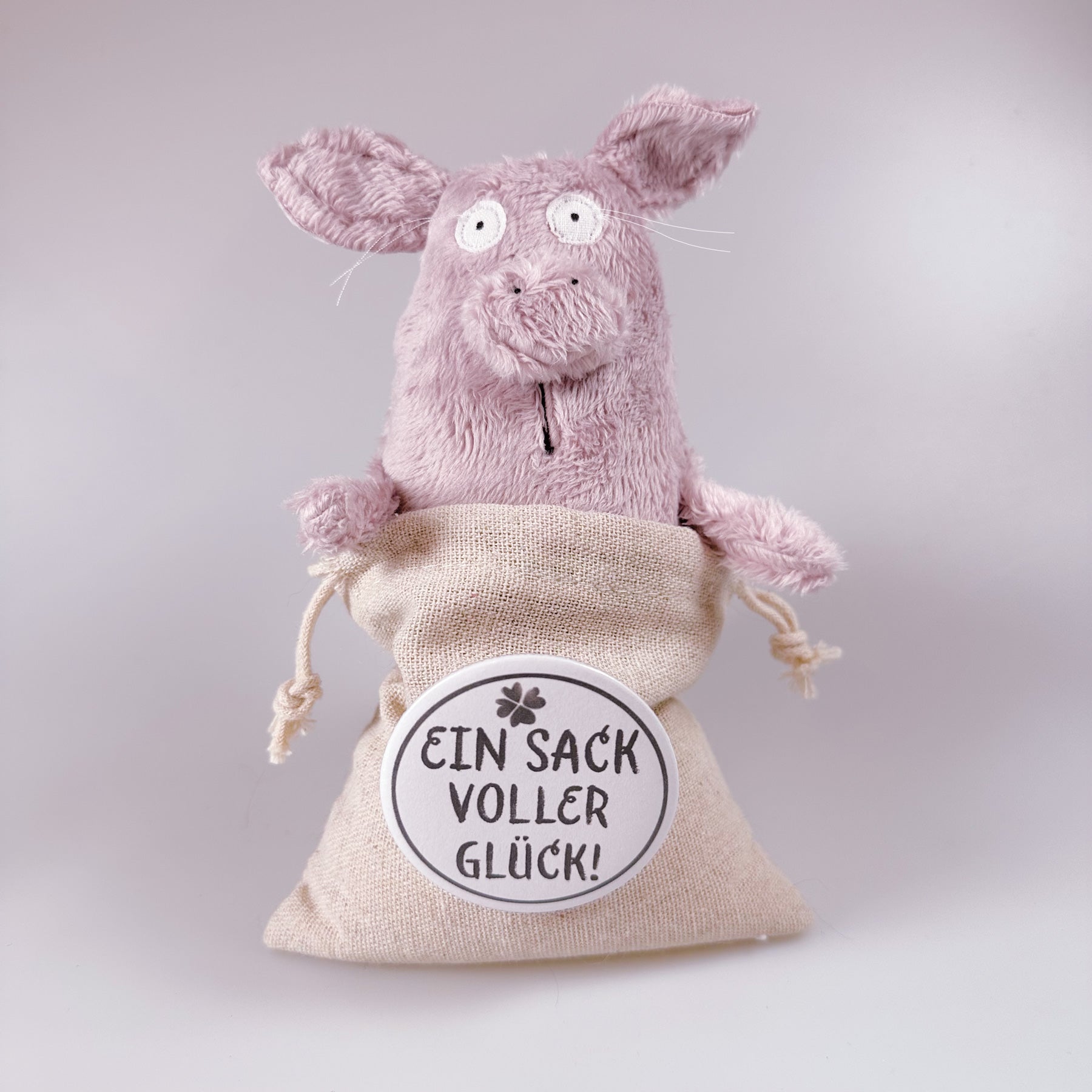 Glücksschwein im Sack „Baptiste“