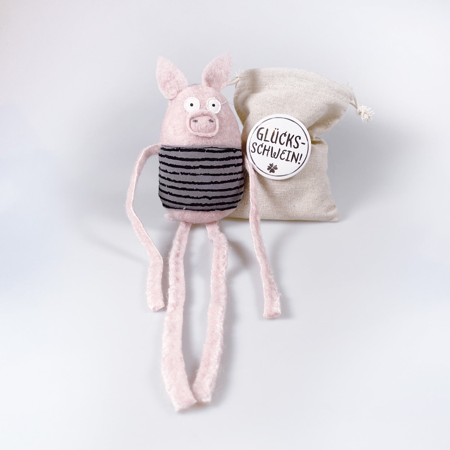 Glücksschwein im Sack „Biff“