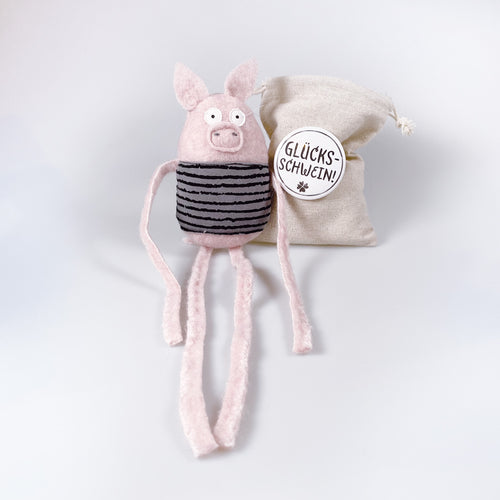 Glücksschwein im Sack „Biff“